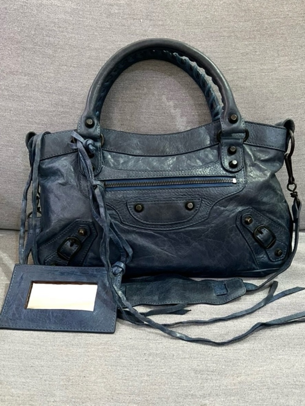 Balenciaga City First Navy blue - please read description!